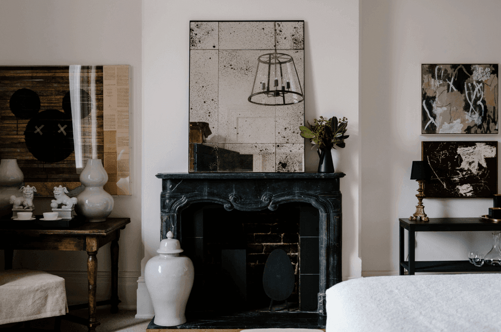 Each room is carefully curated.