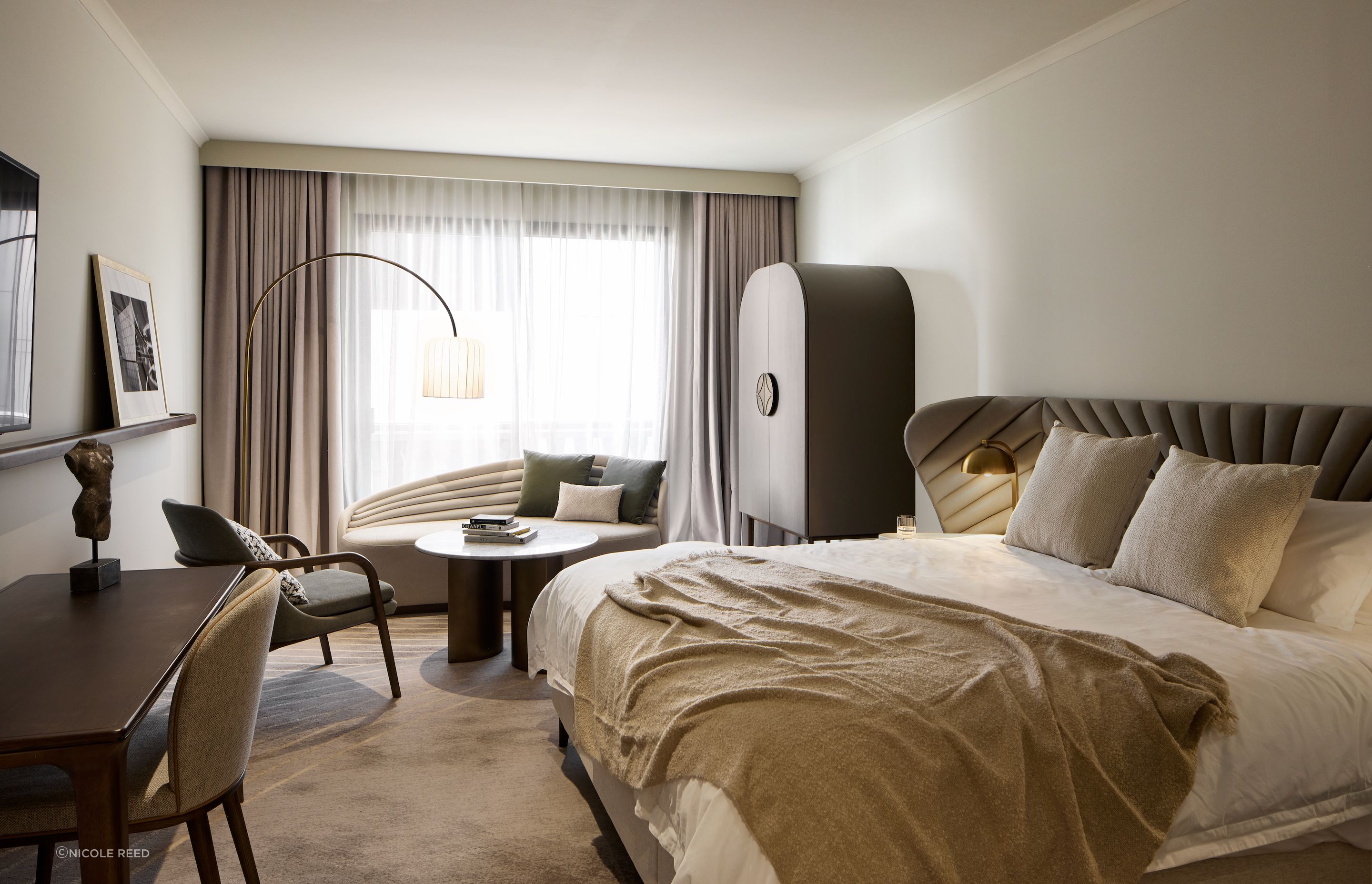 Standard rooms, suites and lofts are available to stay in at The Playford Hotel in Adelaide.