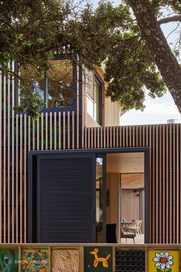 Slide house can be relocated entirely in the event of a flood.