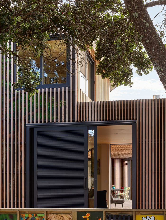 Slide house can be relocated entirely in the event of a flood.