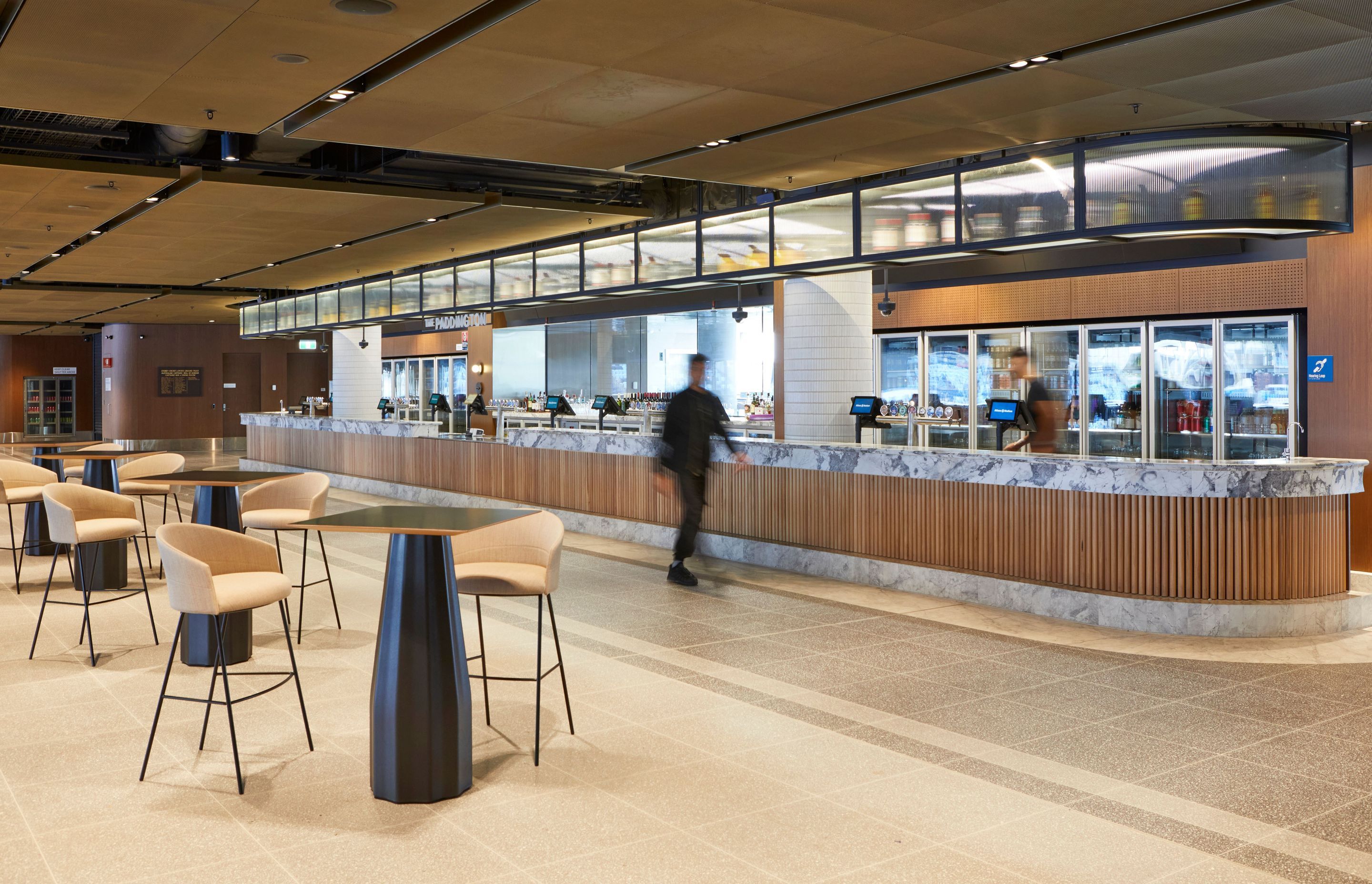 The Member's Lounge spans the west wing of Allianz Stadium.