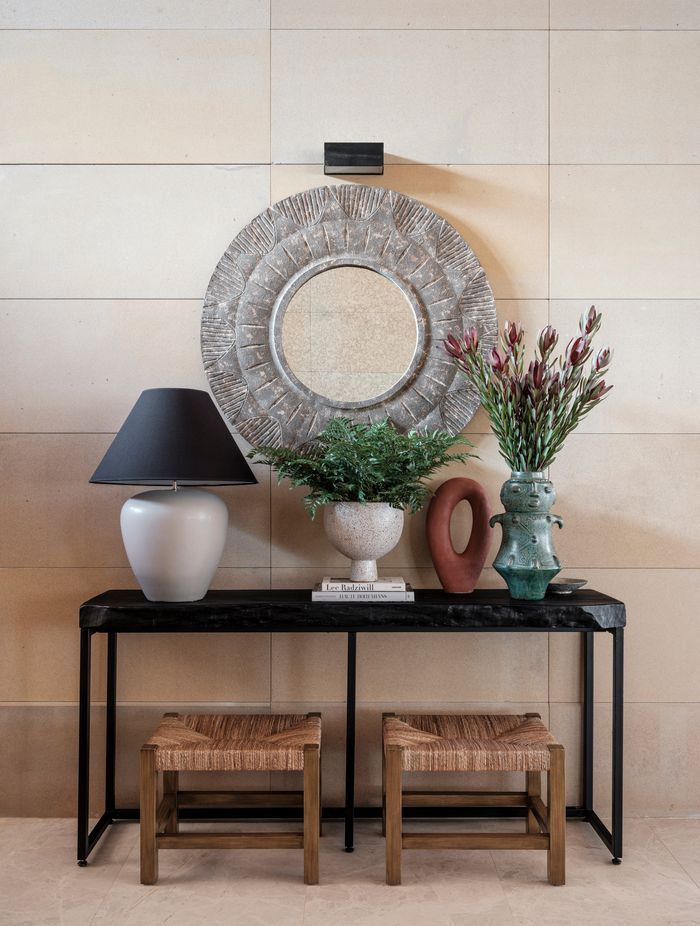 Linda and her team worked closely with the family to create a harmonious material palette.