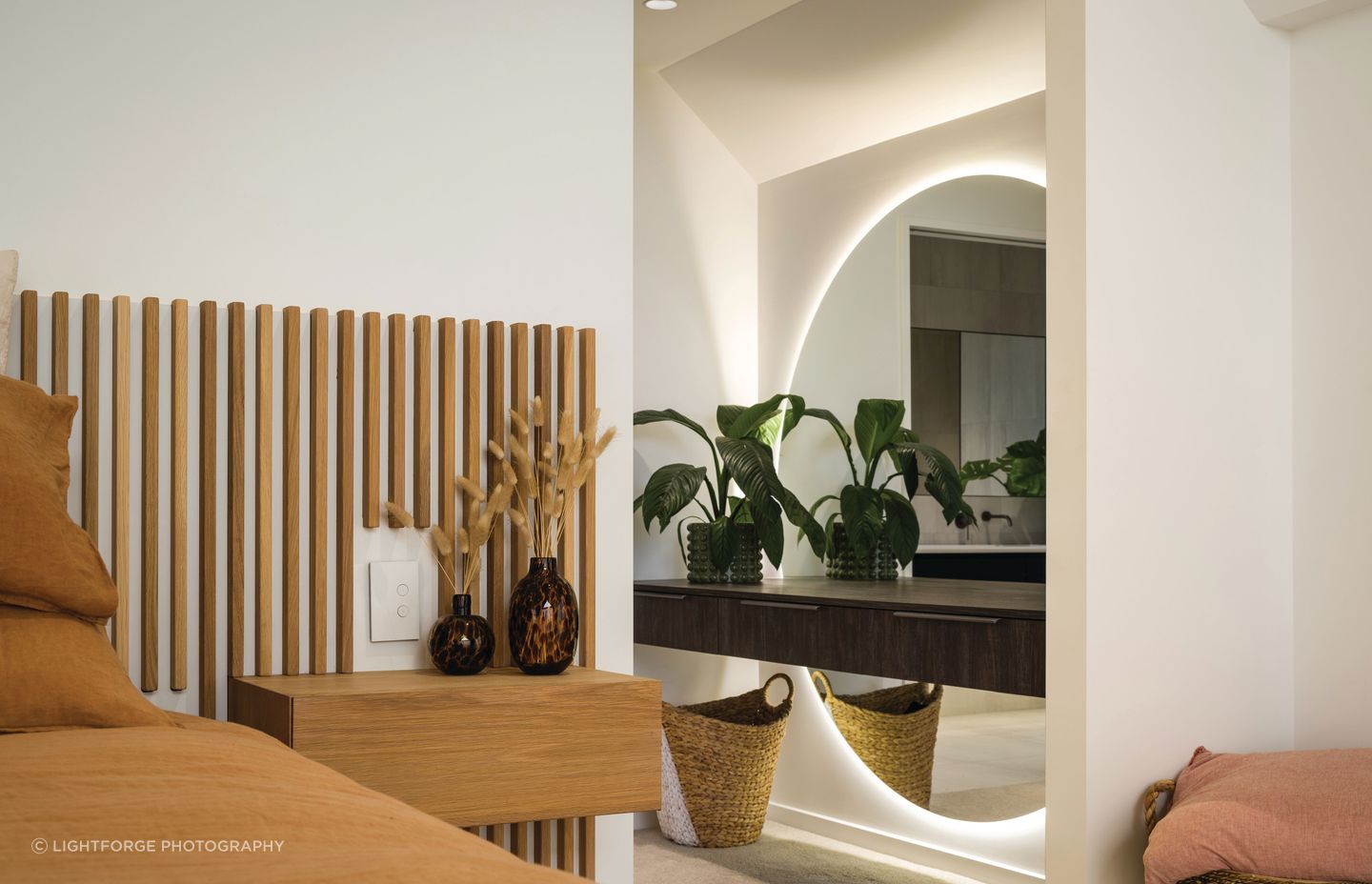 Bedrooms are bright and modern.