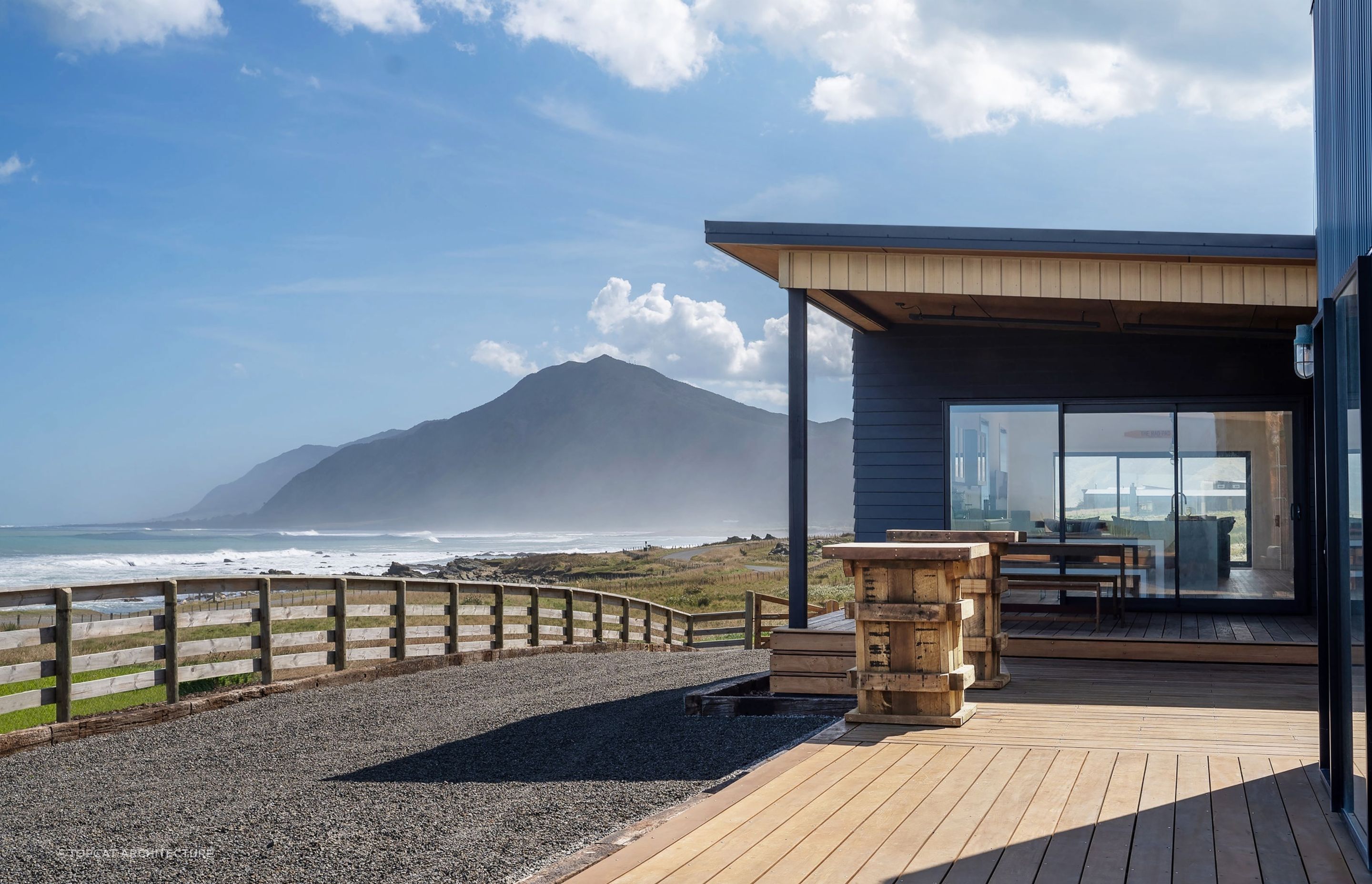 It's hard to imagine a better spot for a holiday home than the one the Rad Pad enjoys.