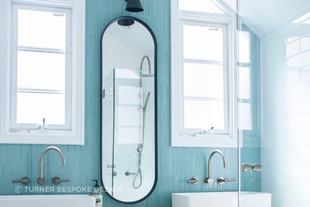 Blue tiles that line the wall | Photos by Jennifer Turner