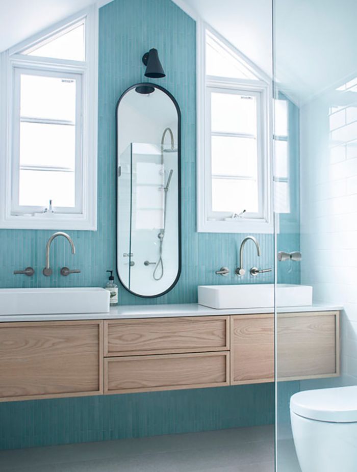 Blue tiles that line the wall | Photos by Jennifer Turner