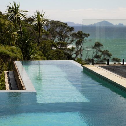 Step behind the scenes of the award-winning pool floating above the Tutukaka Coast