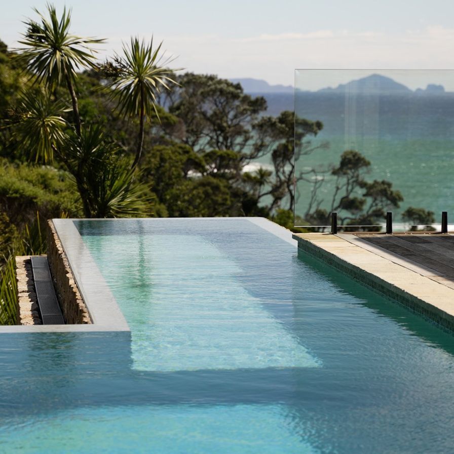 Step behind the scenes of the award-winning pool floating above the Tutukaka Coast