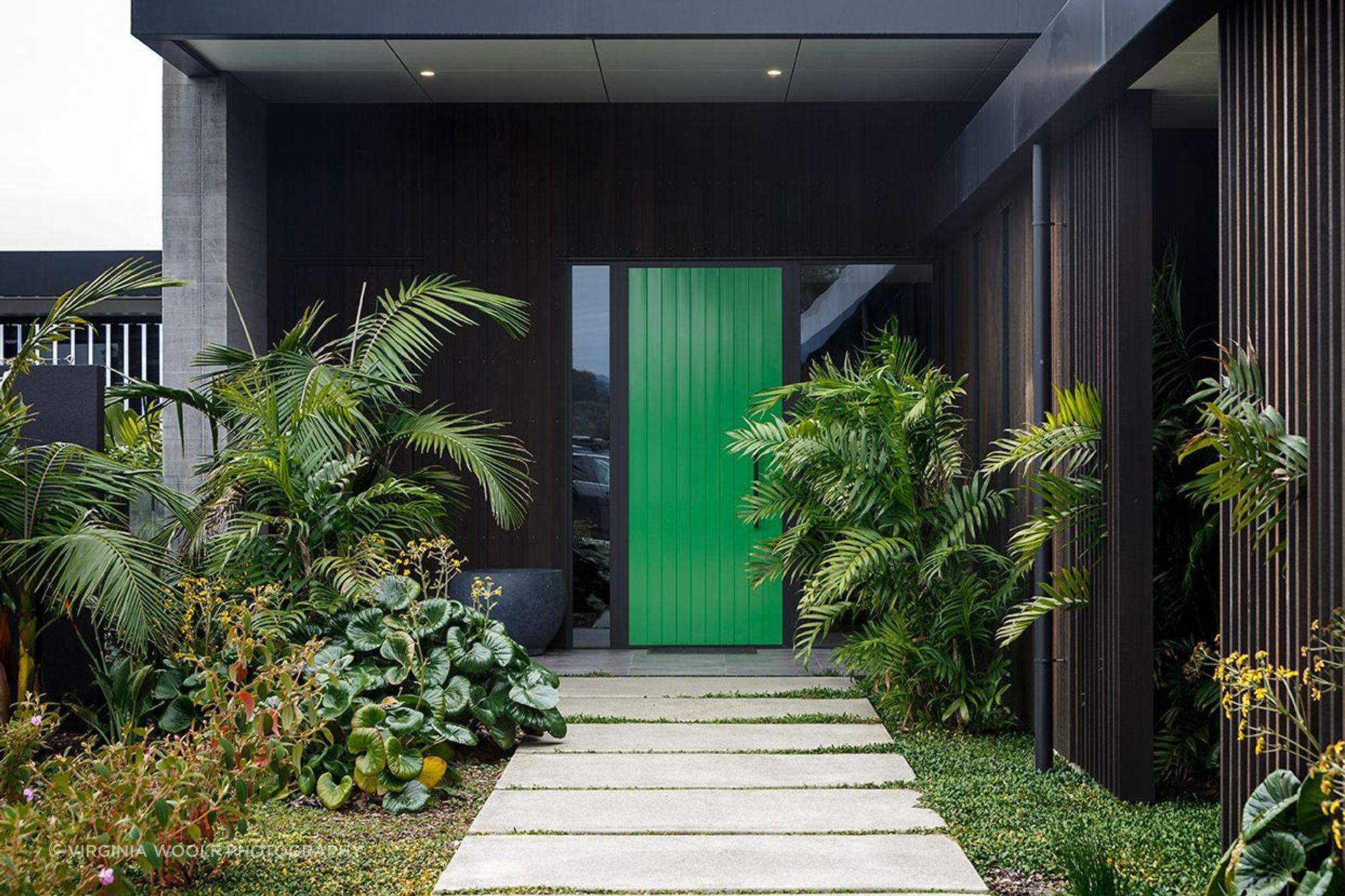 The entrance court, setting the scene for rest of the home.