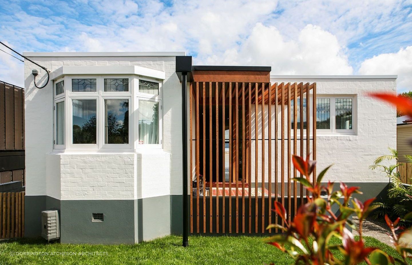 The humble brick exterior of this Winsomere Crescent home belies what awaits inside — Photography: Emma-Jane Hetherington