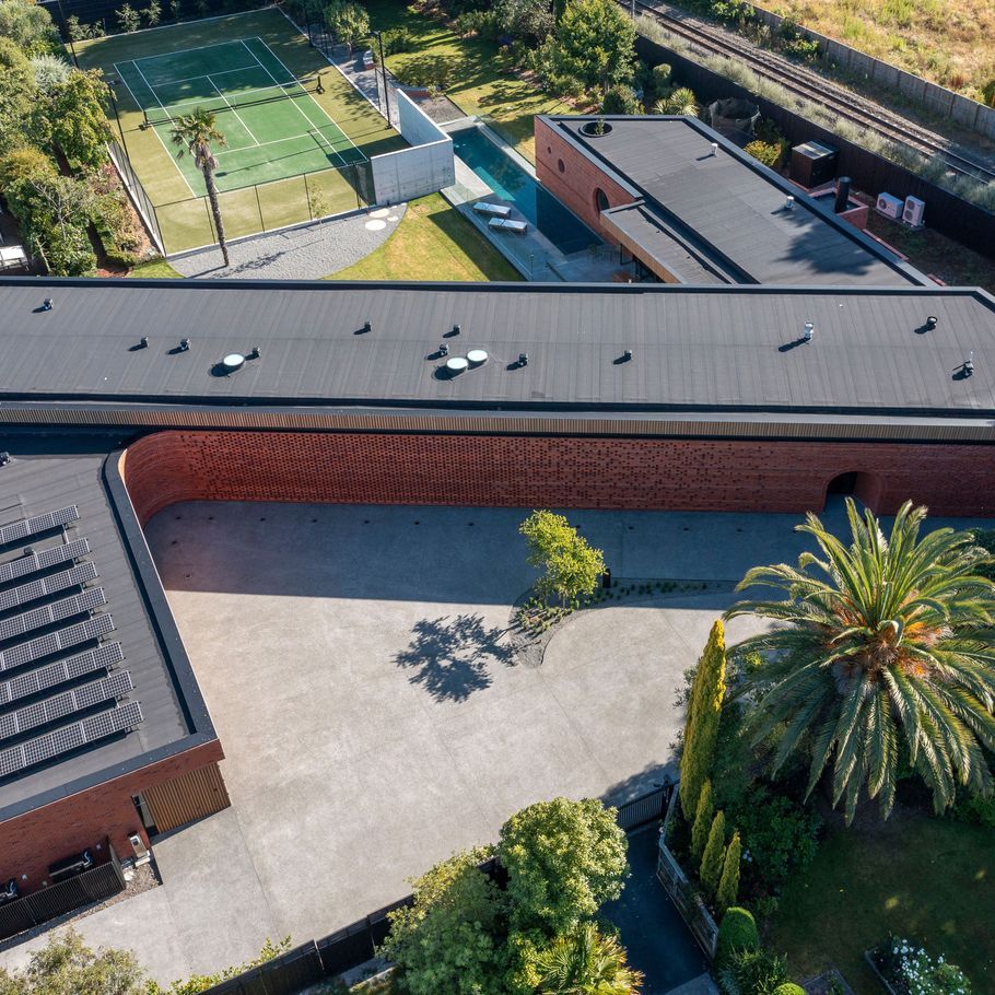 An energy-efficient roof is the cherry atop this unique Z-shaped home