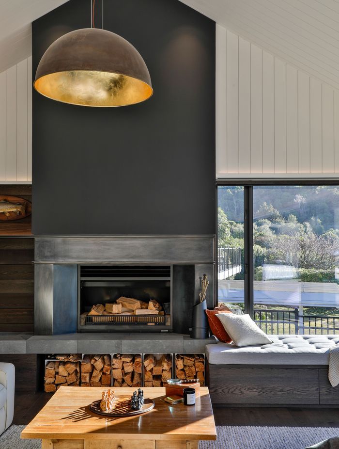 With a pitched ceiling, the living area is open but has been designed to incorporate smaller spaces – choose to lounge by the fire, sit by the window or venture into the sunroom.