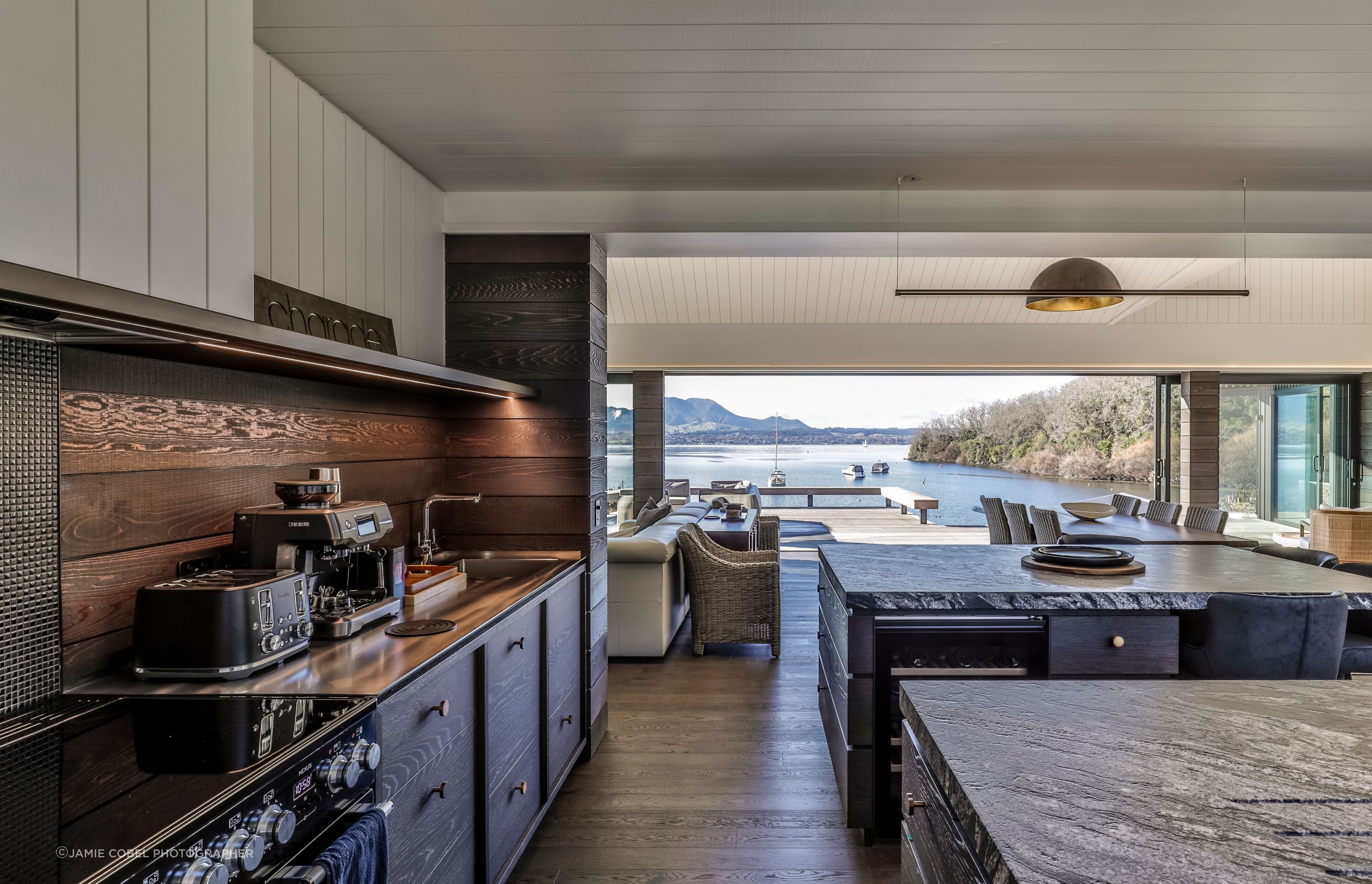 An entertainer's kitchen, the request for two island benches was unique for The Craftsmen.