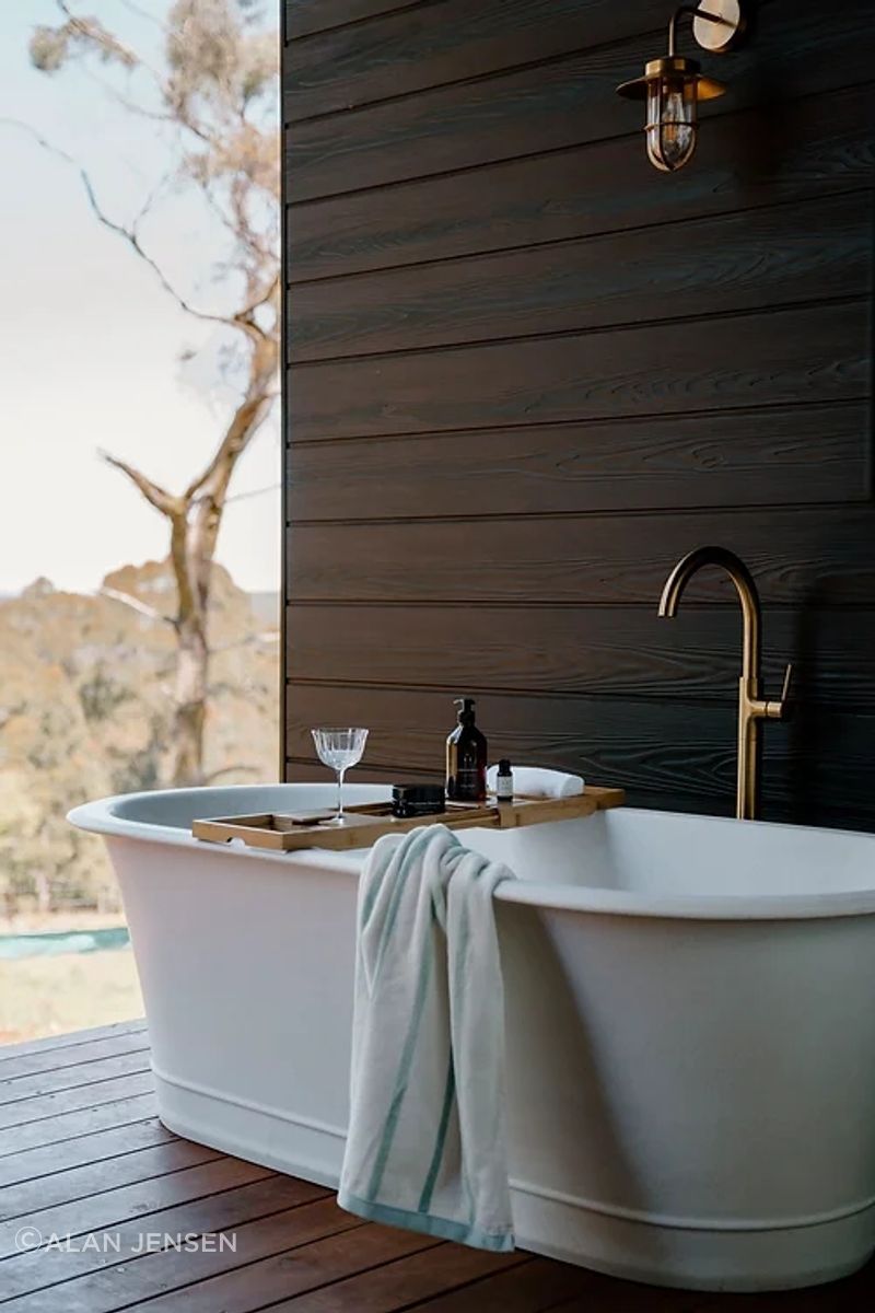 The cabins at Osborn House, Bundanoon.