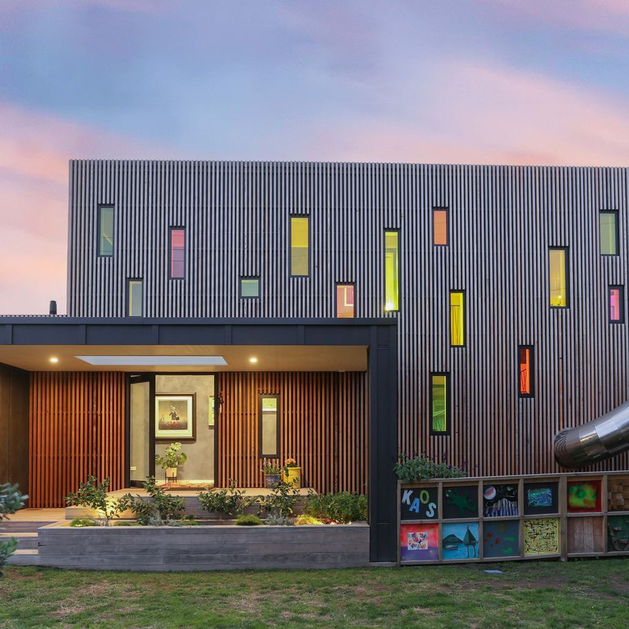 This playful beachside home is a true expression of the owner’s creative spirit