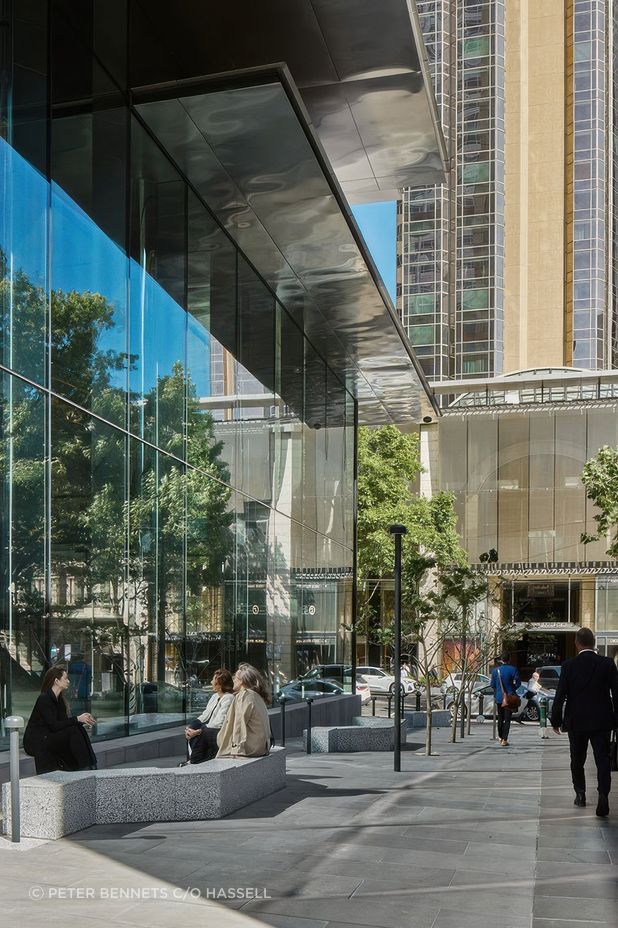 The 120 Collins Street building has opened its interior to the city and welcomed in the neighbourhood.