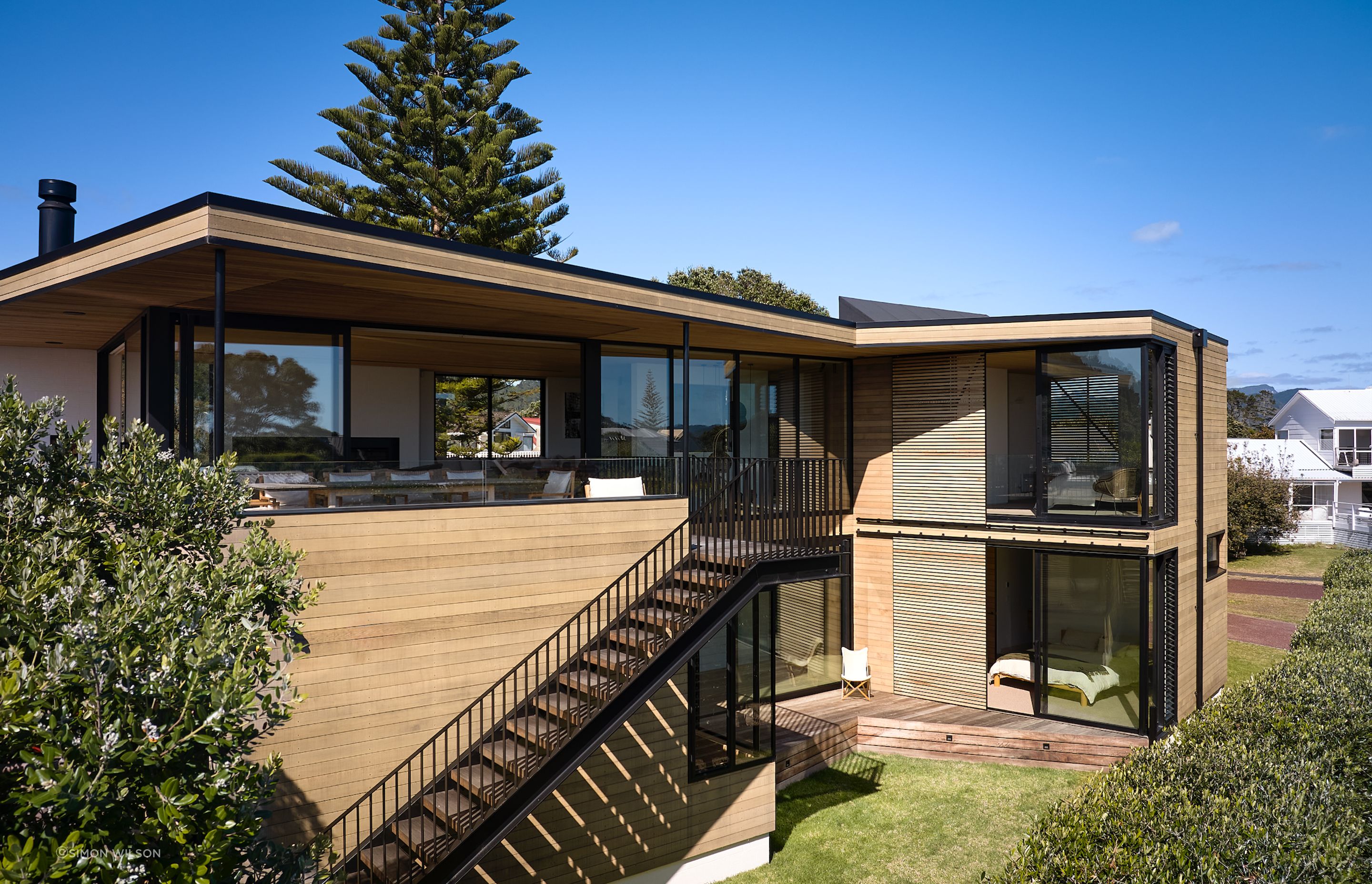 The home was designed by Julian Guthrie and built by Holah Homes.