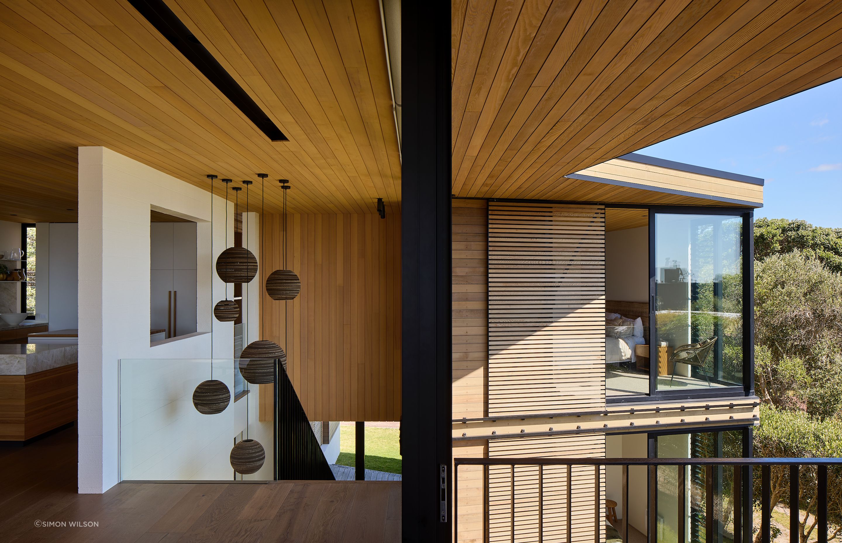 Every room maximises the view, with floor-to-ceiling sliding doors welcoming in the natural light.