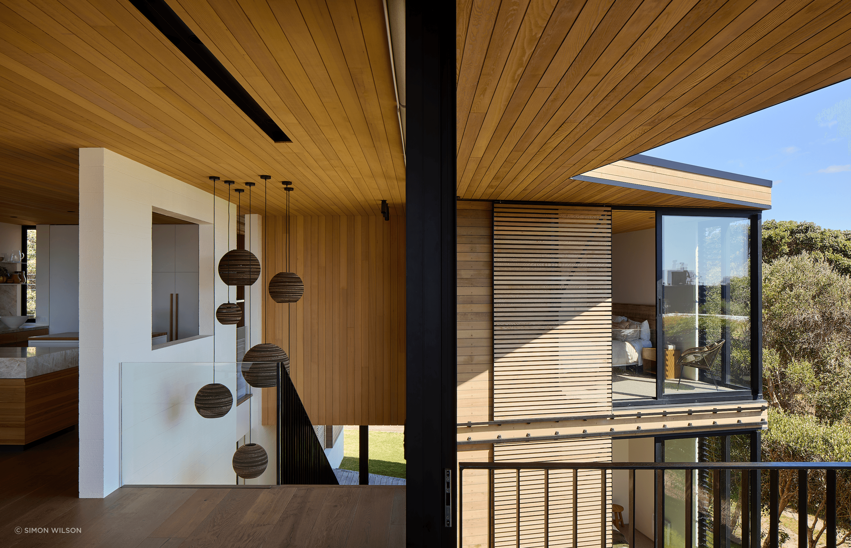 Every room maximises the view, with floor-to-ceiling sliding doors welcoming in the natural light.