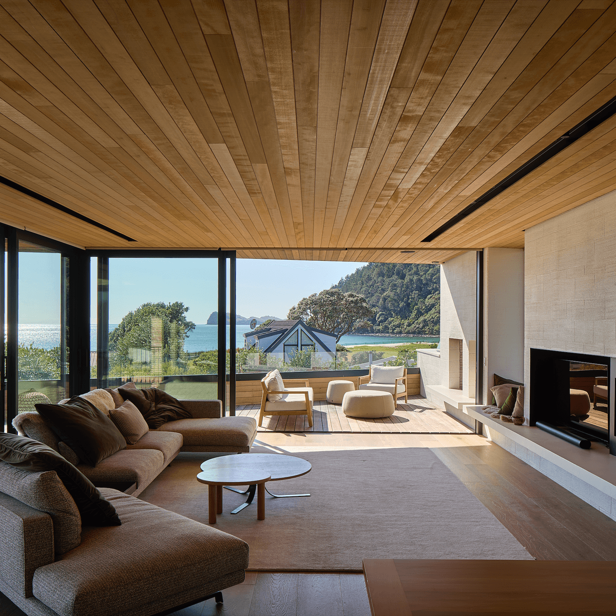 A stunning Coromandel holiday home with a playful design