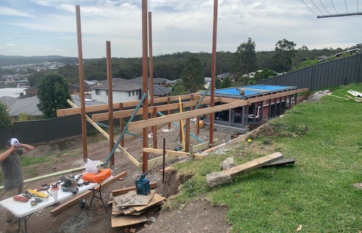 Relax 6.3 Ice Blue pool by The Little Pool Co.