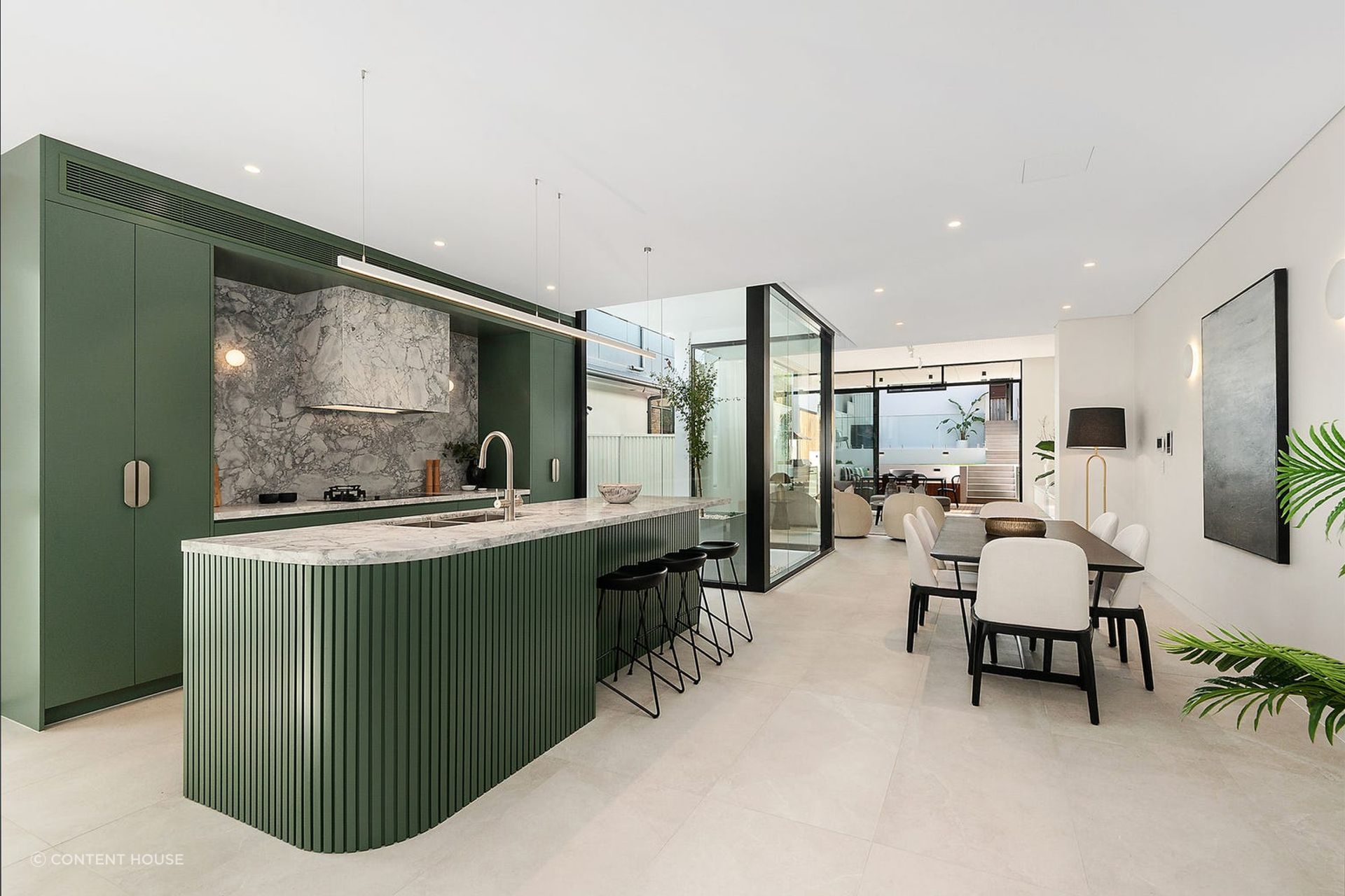 Marrickville duplex | Design by FOS Collective | Lighting design by TecLED