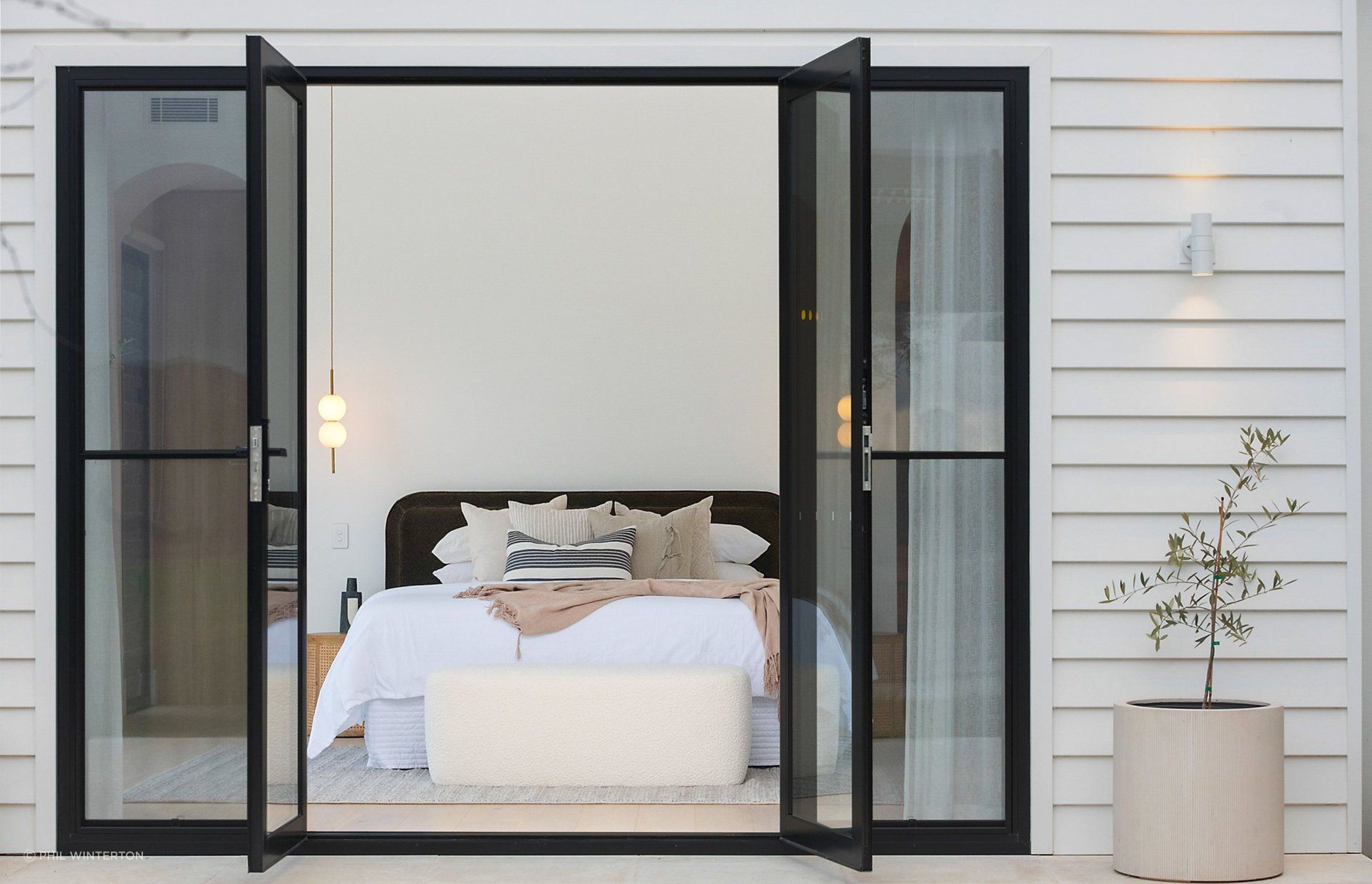 A homely feel to the bedrooms.