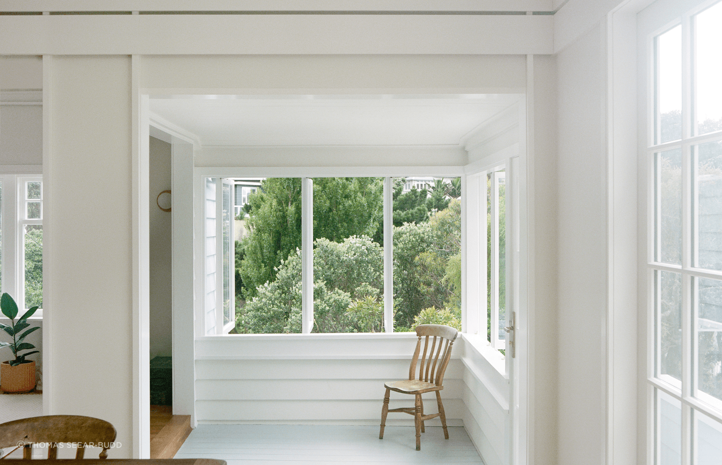 The old verandah is now part of the living space.