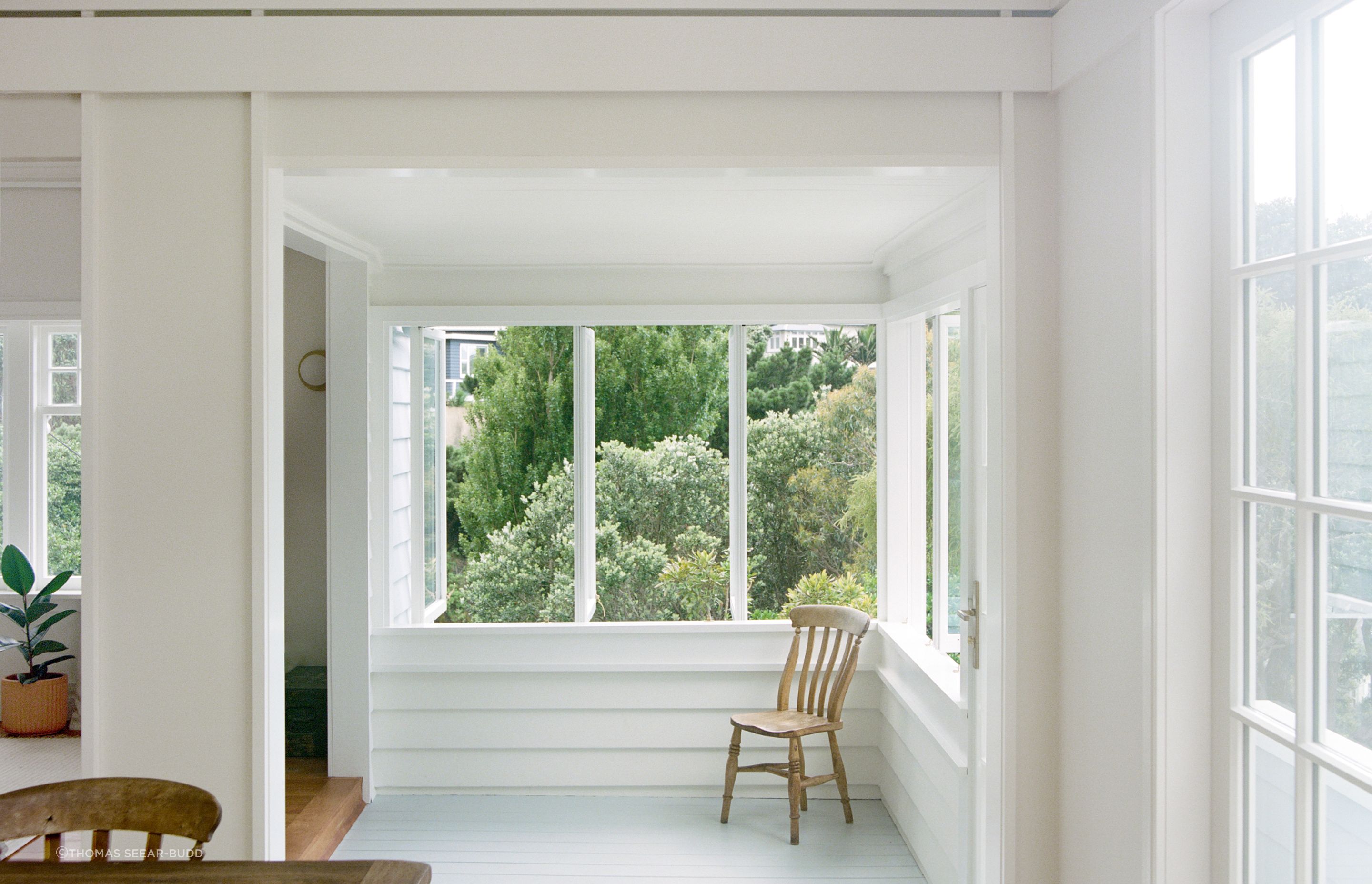 The old verandah is now part of the living space.