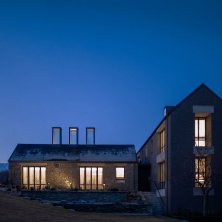 The refurbishment of a magical alpine home guides light into the interior