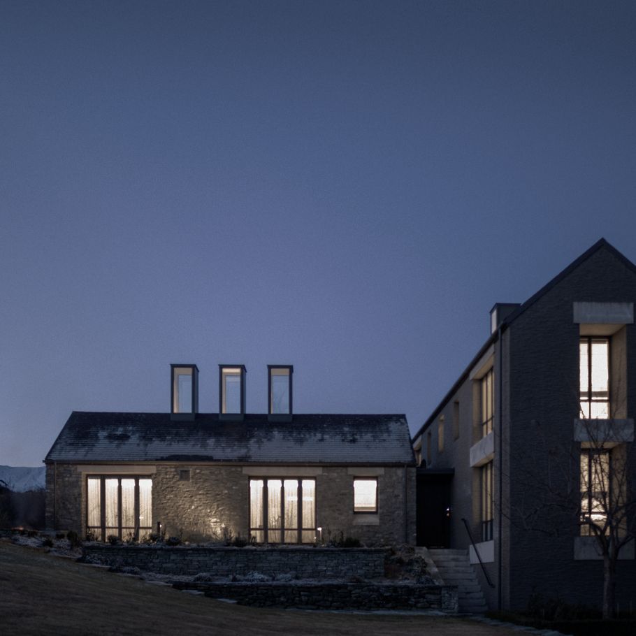 The refurbishment of a magical alpine home guides light into the interior