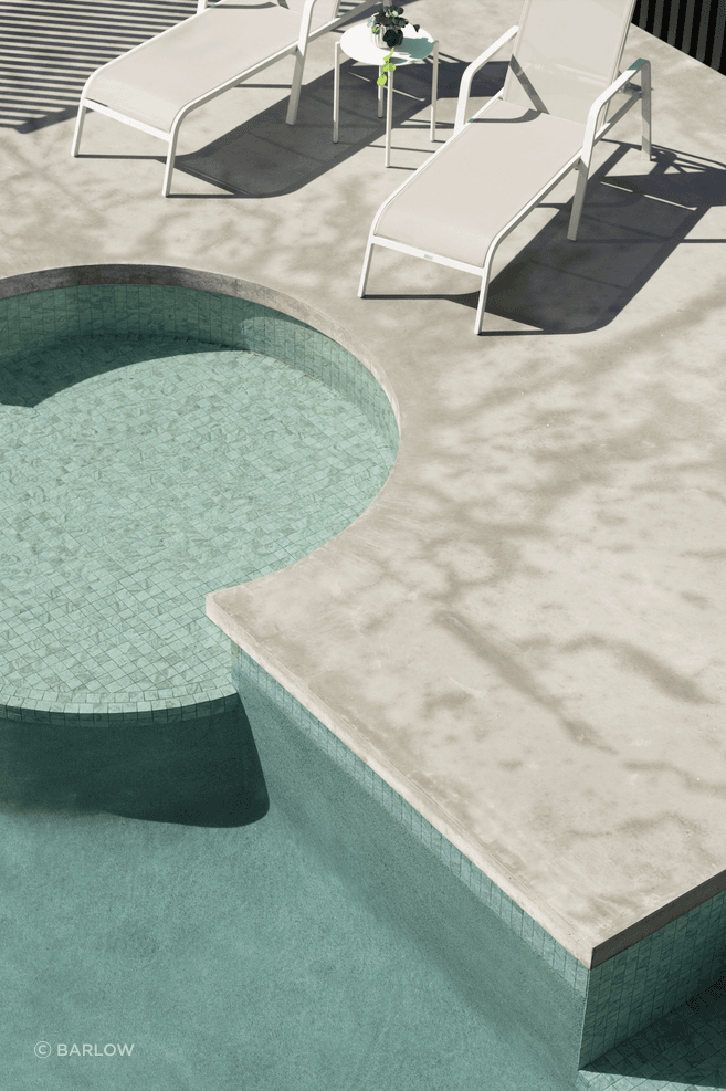 It was important to Sam and Chelsea that the pool design would add wow-factor.
