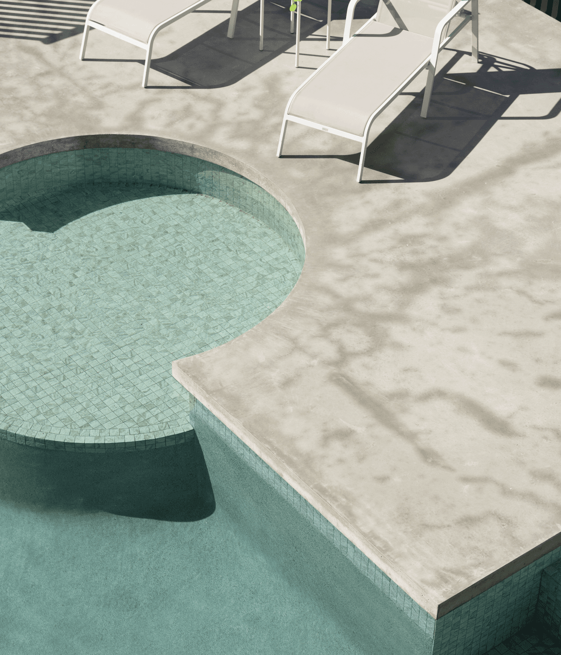 It was important to Sam and Chelsea that the pool design would add wow-factor.