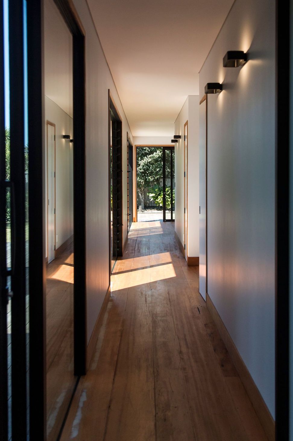 Maraetai House | New-Build Beach House Residence | Entrance Hallway | Macfie Architecture