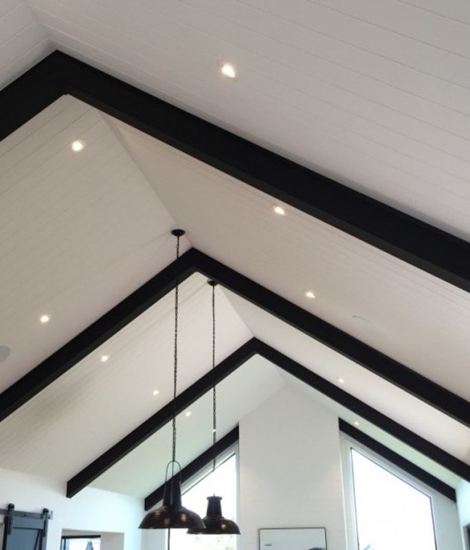 The grooved interior: fibre cement features