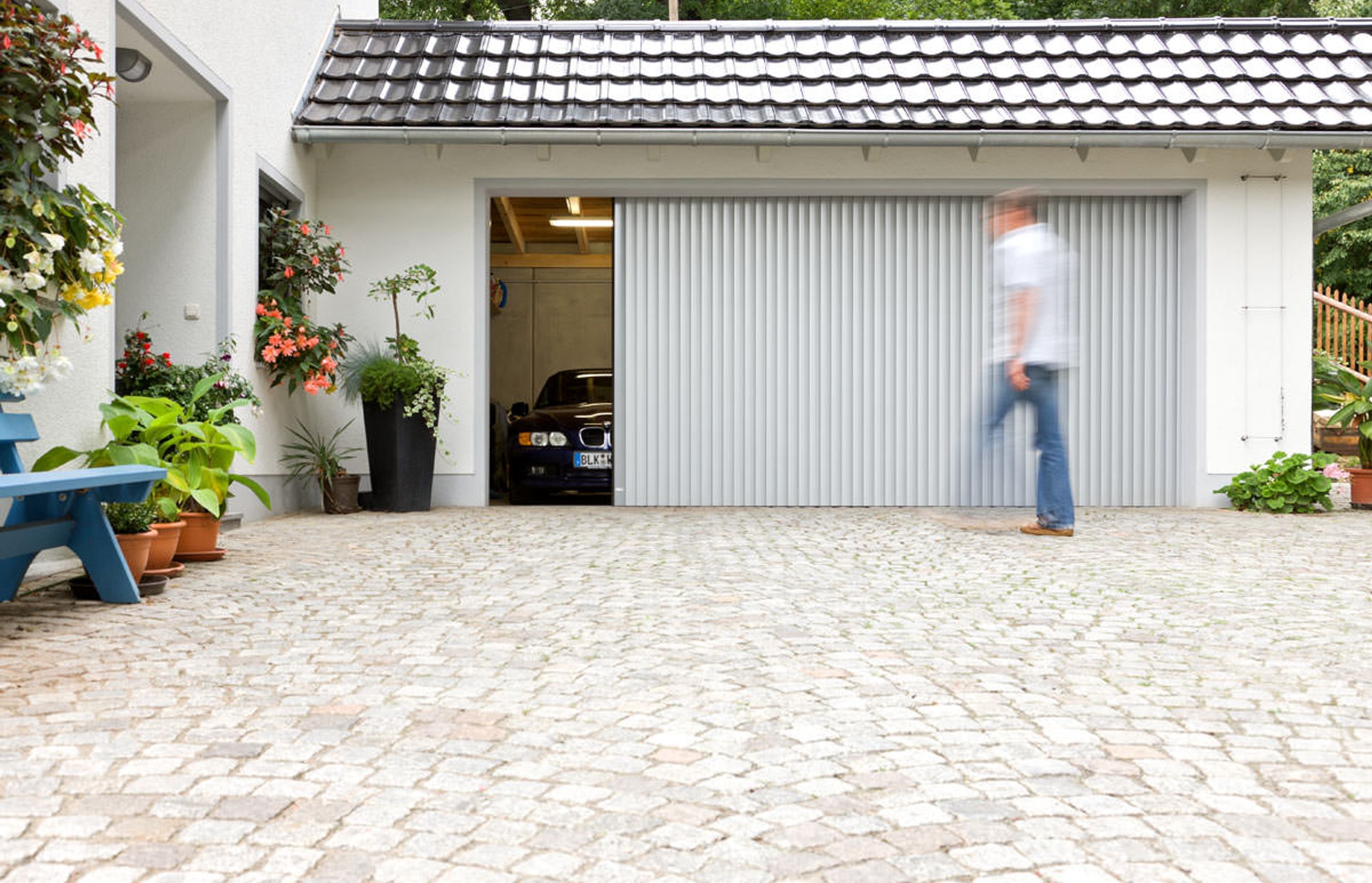 Barn-style sliding door by Glideaway