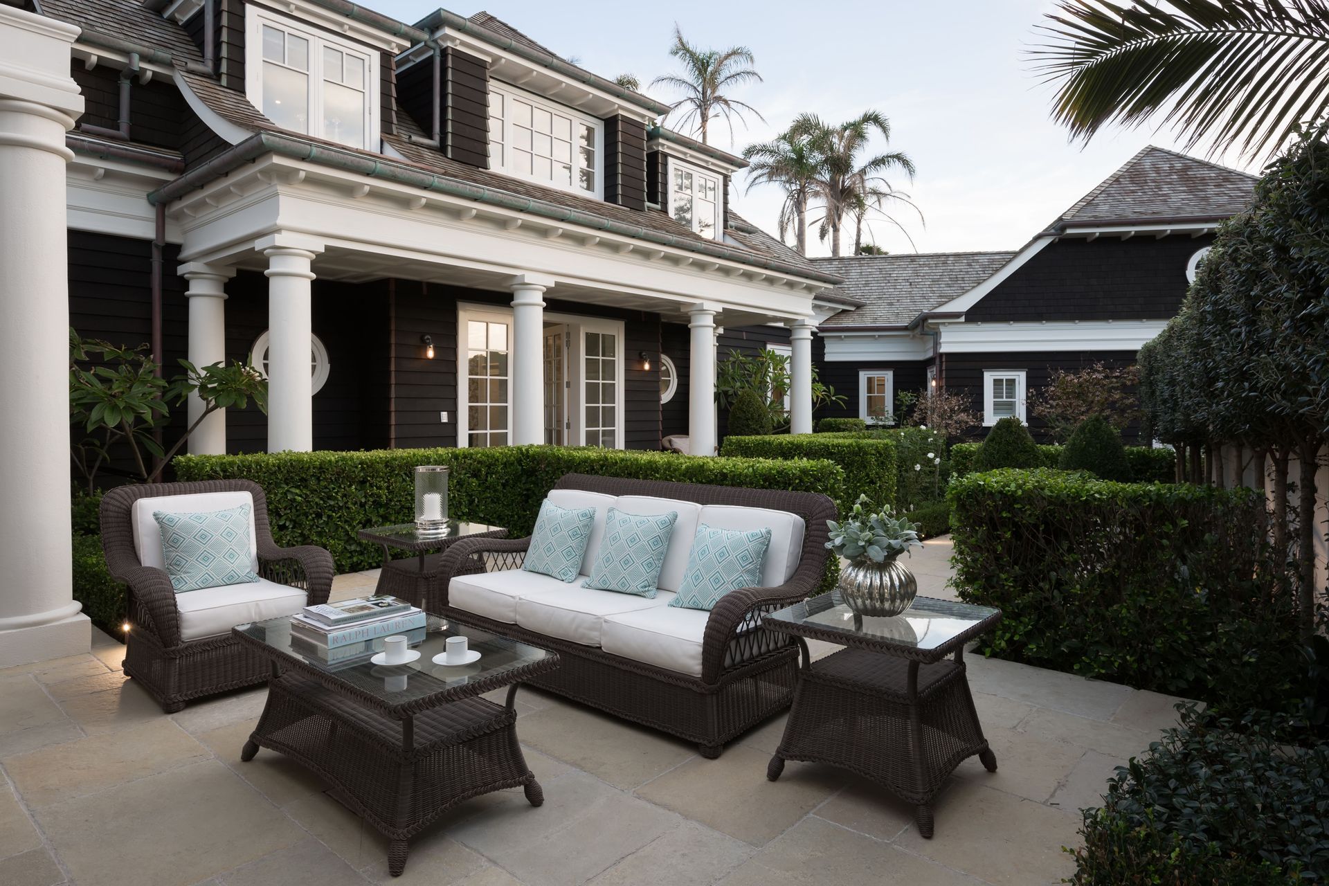 Creating outdoor rooms with Living Walls™ instant hedges from Twining Valley Nurseries