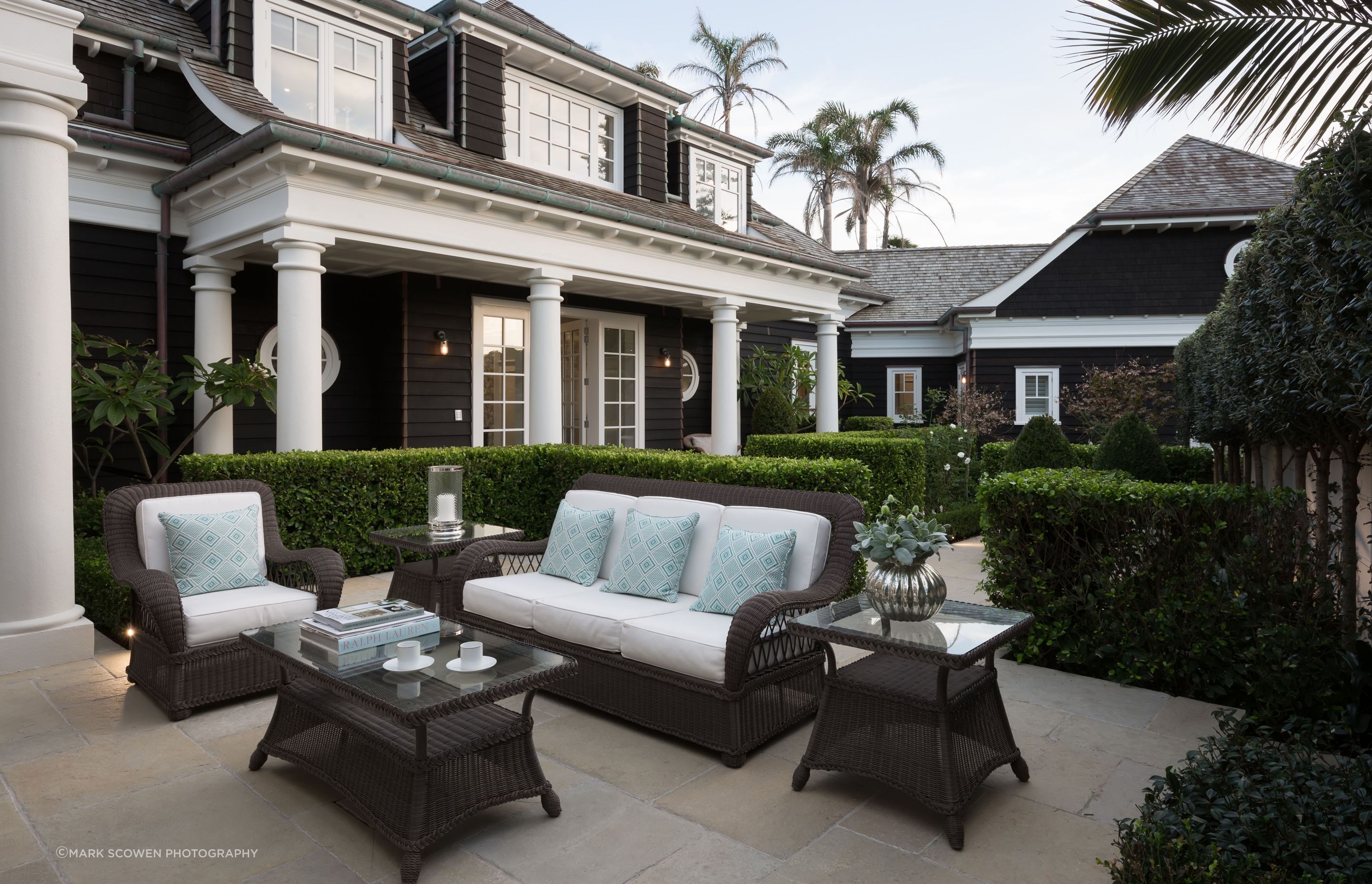 Creating outdoor rooms with Living Walls™ instant hedges from Twining Valley Nurseries