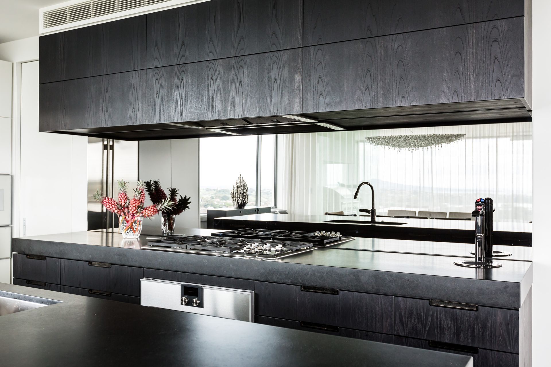 Mirrored Glass Splashback