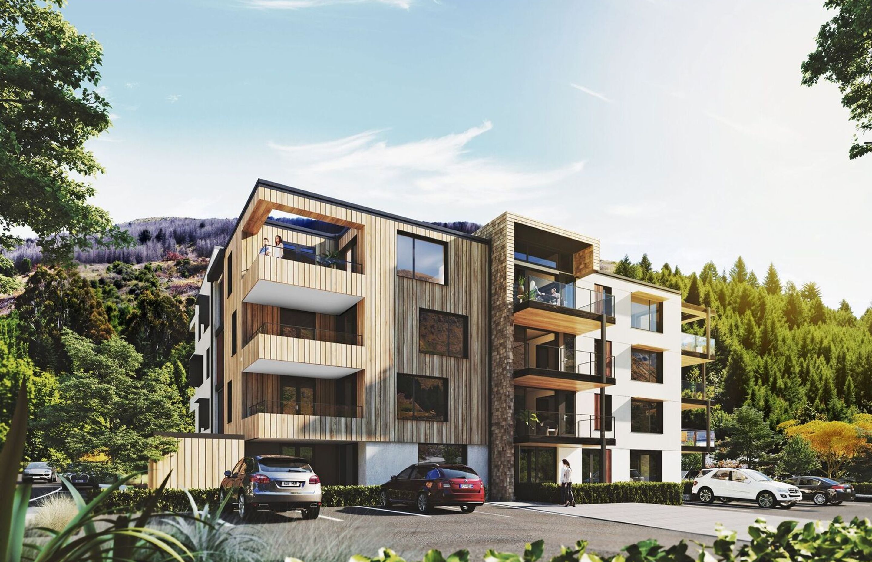 Residence du Parc, Arthurs Point, Queenstown - Architectural renders completed by onetoonehundred.