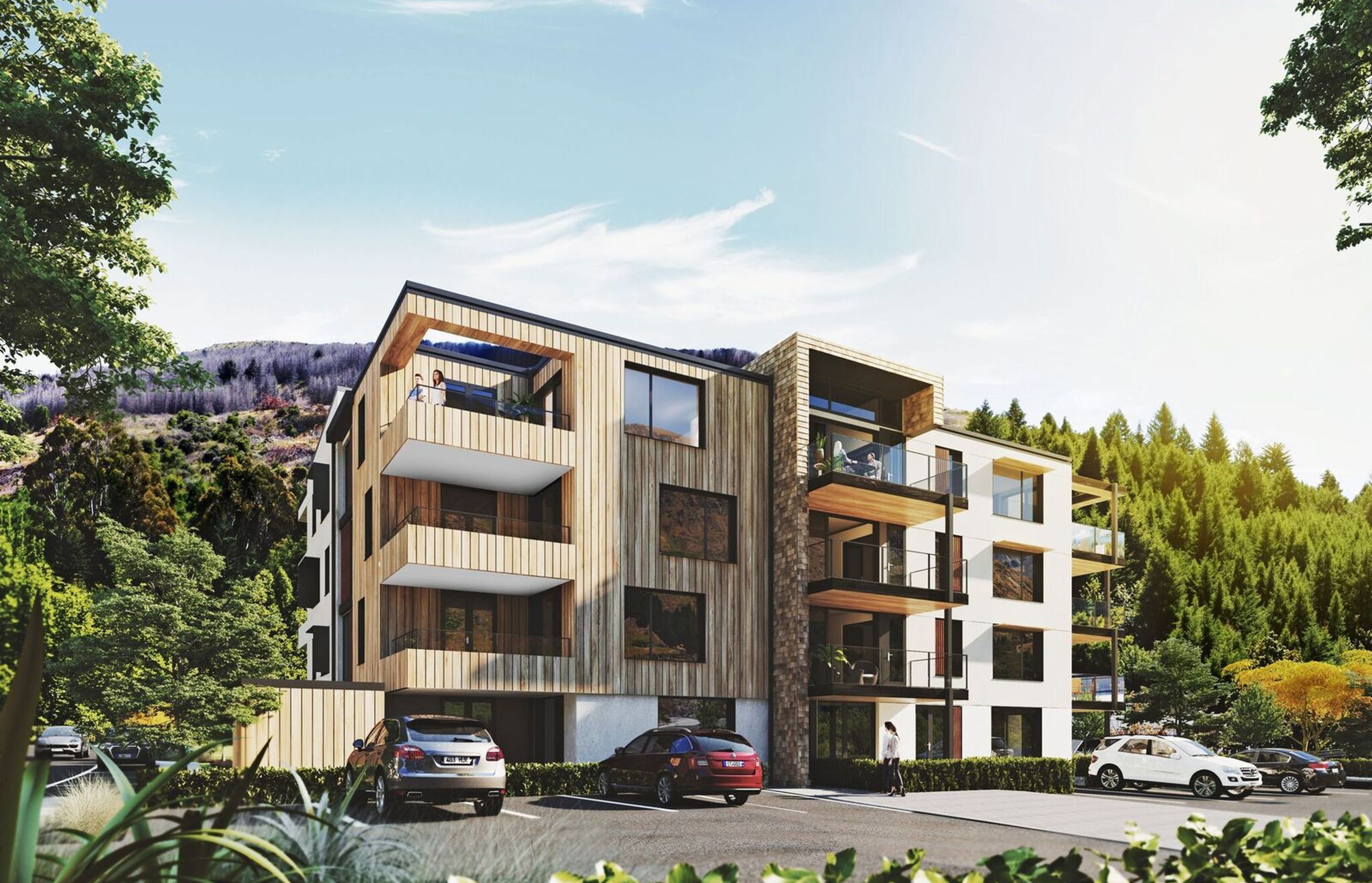 Residence du Parc, Arthurs Point, Queenstown - Architectural renders completed by onetoonehundred.