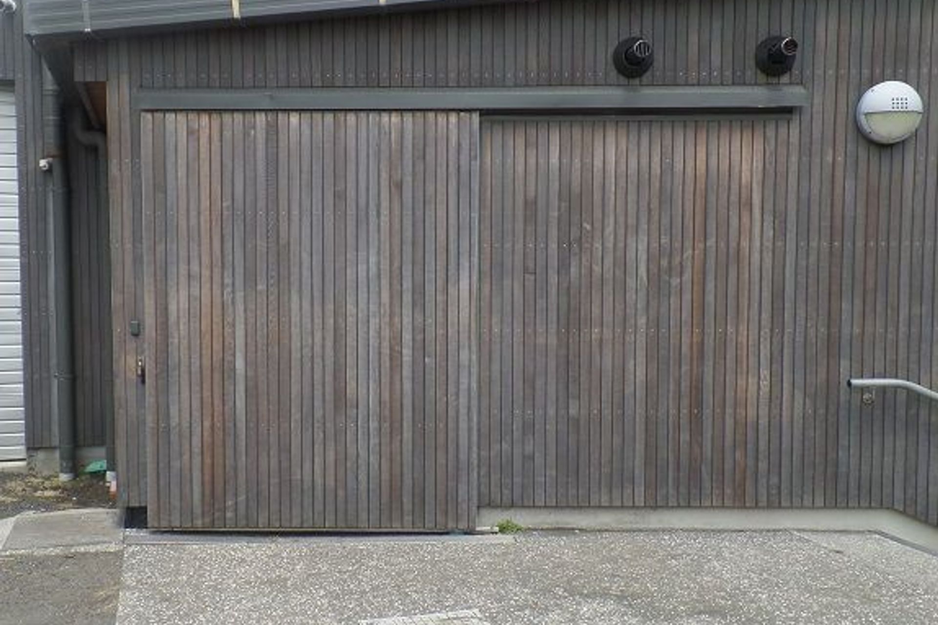 Barn-style sliding door by Glideaw