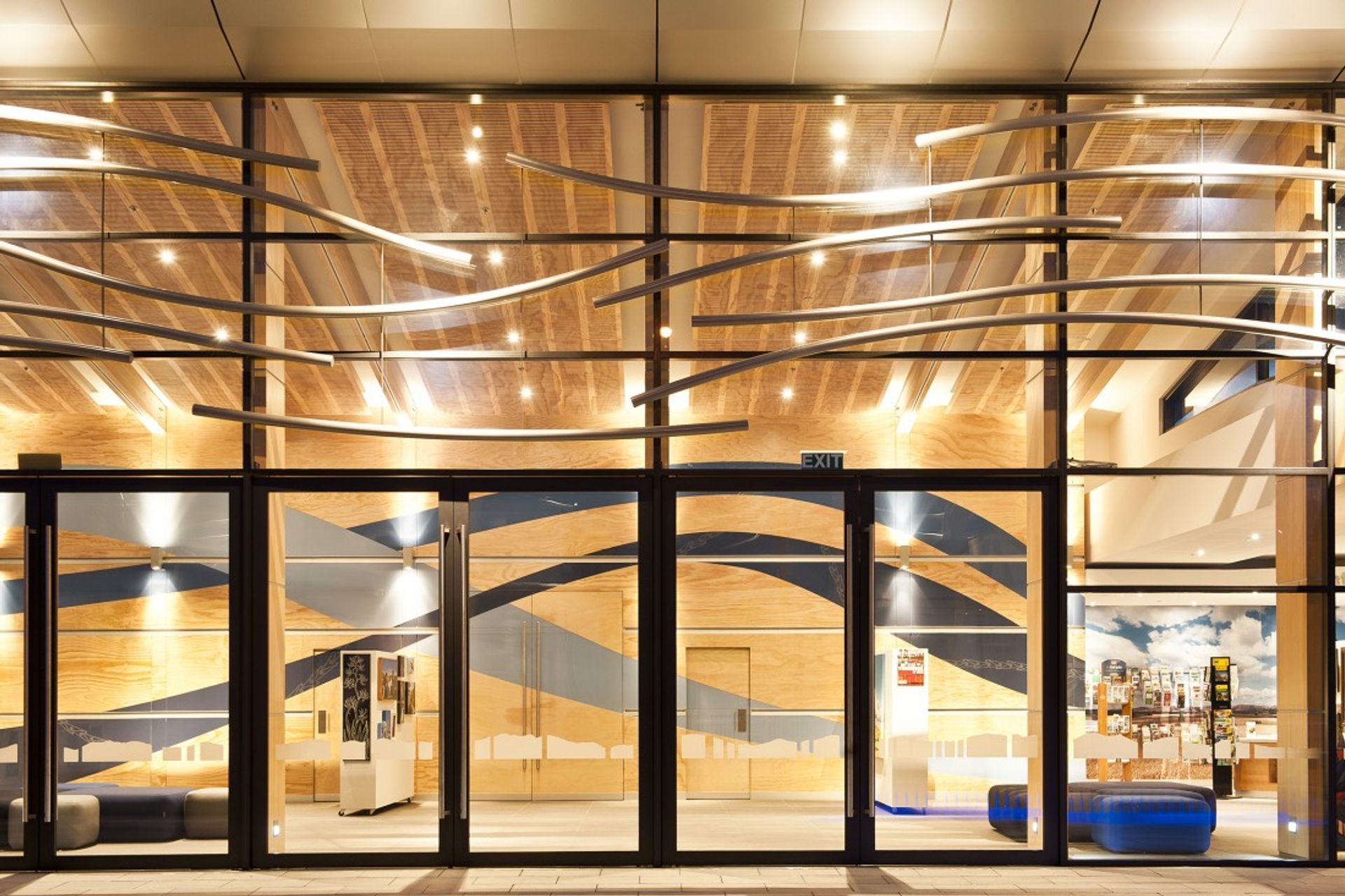 The Carterton Events Centre showcases the strength and style of Radiata Pine.