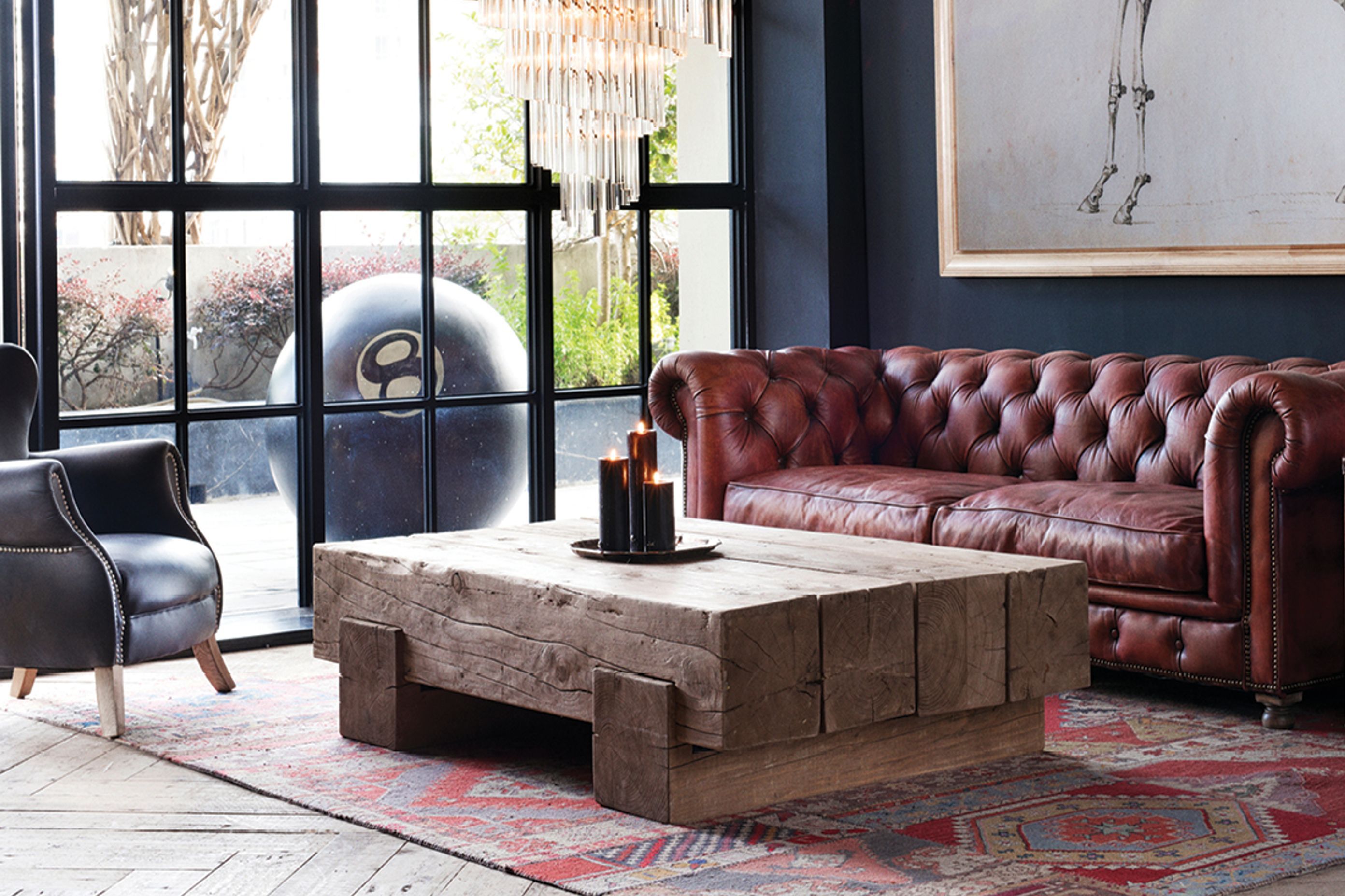 The Kitkats Coffee Table has a distinctive “feet-up” appeal to it
