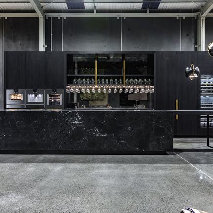 Innovation and craftsmanship combine to create a unique showroom kitchen