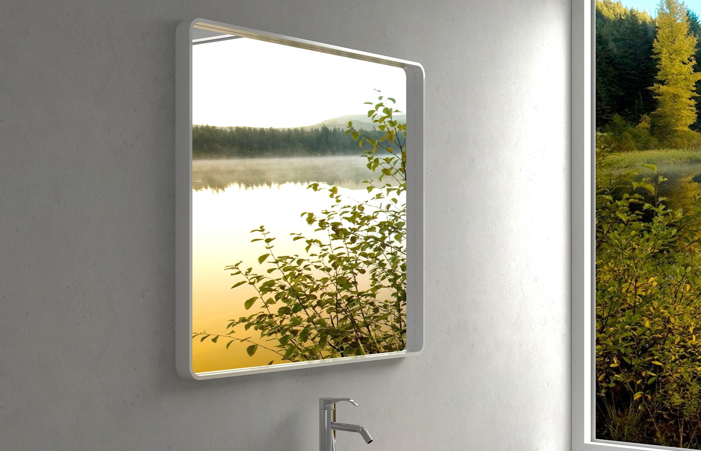 Functional items such as mirrors are now also used to make a design statement