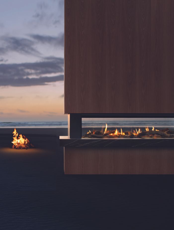 Realism and nature combine in the Linear 1500 by Rinnai.