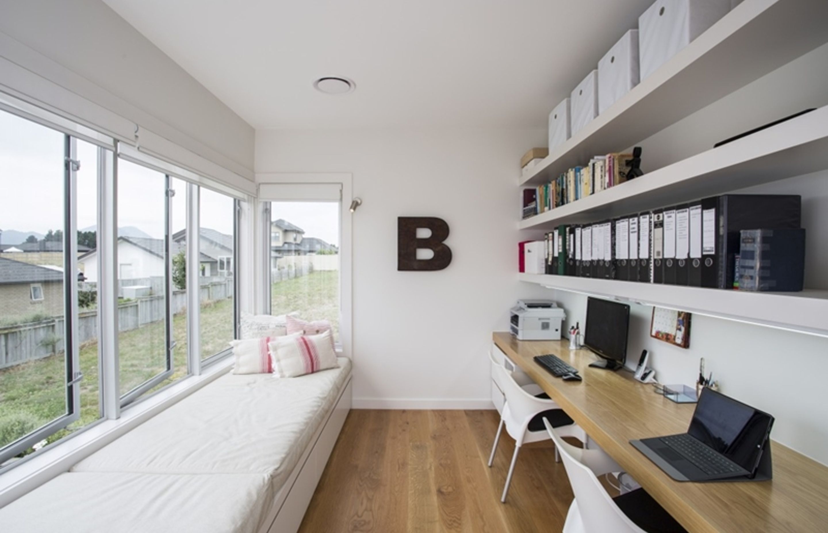 How much thought have you given to making an excellent home office? (Photo credit: Wharewaka House by Fraser Cameron Architects)