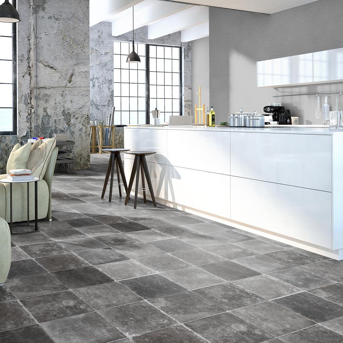 Tiling system for a quick turnaround