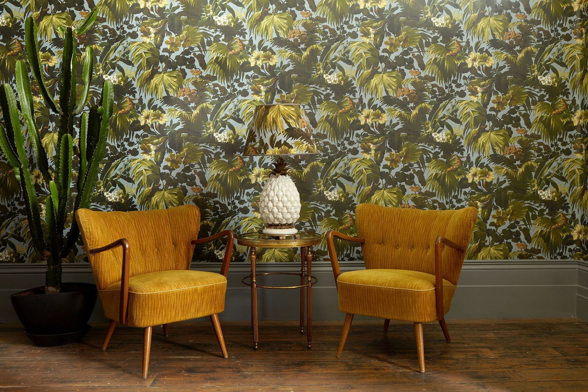 House of Hackney's 'Limerence' patterned wallpaper.